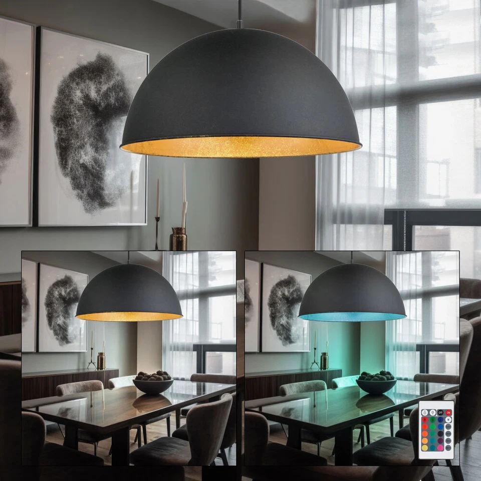 Plafonnier Lampe à Suspension Lumière Pendante LED RGB Changement Parapluie - Photo 1/1