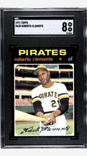 1971 Topps Roberto Clemente #630 SGC 8 NM-MT