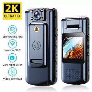 2K Police Body Camera with Audio Night Vision Dash Camera Daily Security Sports - Picture 1 of 26