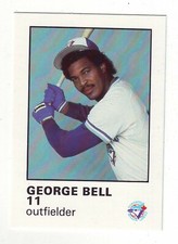 1987 Toronto Blue Jays Fire Safety GEORGE BELL - Free Shipping!