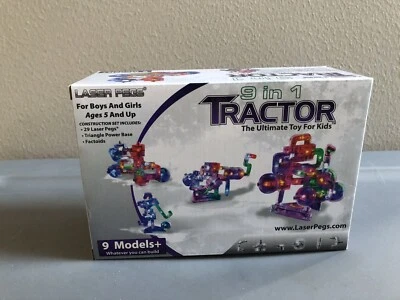 Clavijas láser ~ Mini Monster Bug 9 en 1 ~ Juego de construcción iluminado Ultimate Toy ~ Nuevo Foto 1 de 4