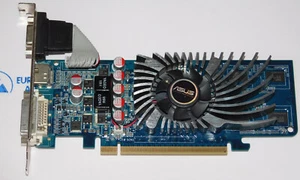 Nvidia GeForce 9400GT ASUS EN9400GT/DI/1G(LP) 1GB PCIe Grafikkarte VGA DVI HDMI - Bild 1 von 5
