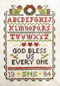 The Creative Circle TINY TIM’S SAMPLER Counted Cross Stitch Kit Christmas Carol - Imagen 1 de 3