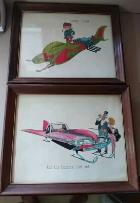 X2 Future Futurism Futuristic Concept Art Snowmobile Prototype Hemi Camero Dodge - Image 1 of 4