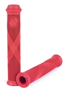 SHADOW CONSPIRACY SPICY BMX BIKE BICYCLE GRIPS HARO RANT CULT KINK SUBROSA RED - Picture 1 of 4