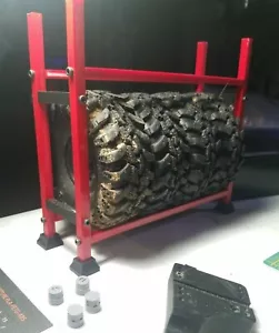 1/10 Scale RC Tire Rack Garage Wheel and Rim Storage 3D Printed Accessory - Picture 1 of 11