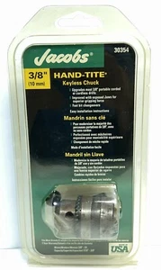 Jacobs Hand Tite 3/8" - Keyless Chuck USA Made 30354 - Picture 1 of 8
