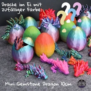 Mini Ei mit mit Gemstone Dragon - zufällige Farbe - Spiel, Spaß & Spannung - Bild 1 von 4