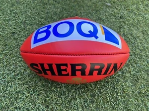 AFL SHERRIN KANGAROO BRAND GC Sun’s BOQ AUSTRALIAN MADE LEATHER GAME FOOTBALL - Picture 1 of 2