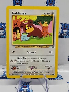 Teddiursa 65/75 Pokemon Neo Discovery LP - Picture 1 of 2