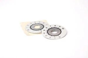 METAL PLATE SELECTOR 10 POSITIONS RADIO MAYMO A NOS 1PC. CA166U9F291116 - Picture 1 of 1