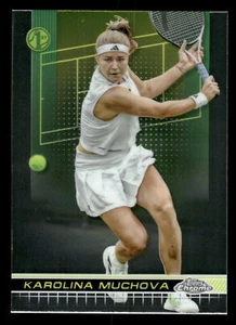 2024 Topps Chrome Tennis KAROLINA MUCHOVA 1ST #71 - Picture 1 of 2