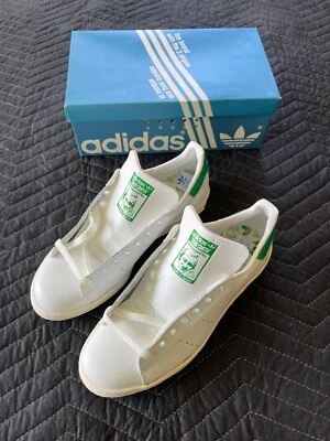 Deadstock 80's Adidas Stan Smith AF1028 Sneaker with Box Sz 7.5 Men's - Image 1 of 4