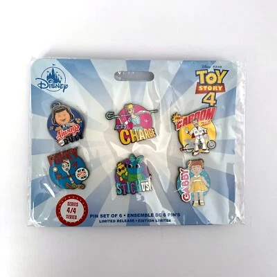 Disney Pixar Toy Story 4 Series Pin Set of 6 - 4/4  - Imagem 1 de 2