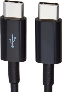 USB Type-C to USB Type-C 2.0 Data Sync And Charger Cable – 3.3ft (1 Meter) Black - Picture 1 of 8