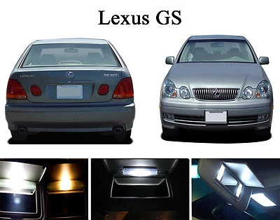 Xenón Blanco Tocador / Parasol Bombillas LED para Lexus GS 300 GS 400 (4 Piezas) Foto 1 de 2