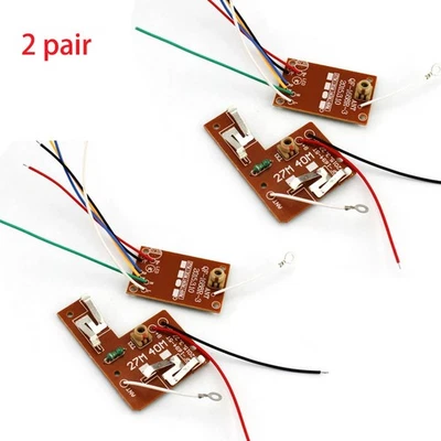 2 Pair 40/27MHz 4 Channel Transmitter And Receiver Board For Diy RC Toy - Image 1 of 3