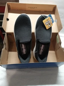Skechers Hands-free Slip-ins Memory Foam Go Walk Flex Black / White Sz7 - Picture 1 of 5
