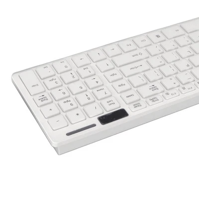 Wireless Keyboard Mouse Combo 2.4G Ultra Thin 1600dpi 78 Keys​ For Home Offi New - Image 1 of 4
