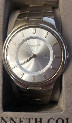 Kenneth Cole New York Hombre KC3342 Acero Inoxidable Cuarzo Bebé Azul 37mm Reloj 9" Foto 1 de 4