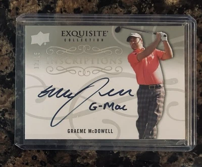 2013 Exquisite Collection Graeme McDowell Rookie Auto RC # 12/15 - Image 1 of 2