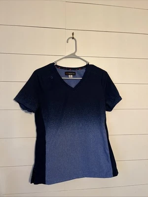 Koi Basics Women’s X S Cali Ombré V-Neck Short Sleeve Scrub Top  - Image 1 of 2