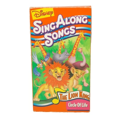 The Lion King Circle of Life VHS 1995 Sing Along Songs Walt Disney Video Tape - Image 1 of 4