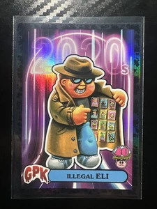 2025 Topps Worst Of Garbage Pail Kids 40th Brusing Black 1/10 Illegal Eli ERA-18 - Picture 1 of 2