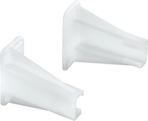Prime-Line R 7240 Staffe per Binario Laterale per Cassetti, Nylon Bianco (1 Confezione da 1, - Foto 1 di 4
