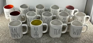 Café Rae Dunn, tazas de té - amor, espeluznante, militar, ascenso, esposa, caliente + ¡tú eliges! - Imagen 1 de 44