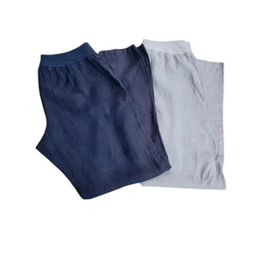 TAOS Hose Leinen Damen Lagenlook XL leicht Strand Sommer blau grau Paar - Bild 1 von 13
