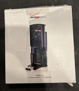 VERIZON UMW190 3G GSM CDMA USB GLOBAL READY MODEM MOBILE BANDA LARGA - Foto 1 di 4