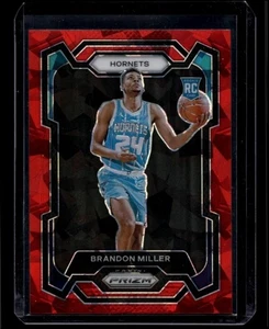 2023-24 Panini Prizm Basket Brandon Miller #152 RC Rookie Red Ice - Foto 1 di 2