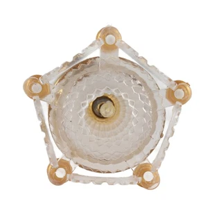 Puppenhaus Kronleuchter Deckenleuchte mit Kerzen batteriebetrieben Maßstab 1:12 DCQV - Bild 1 von 22