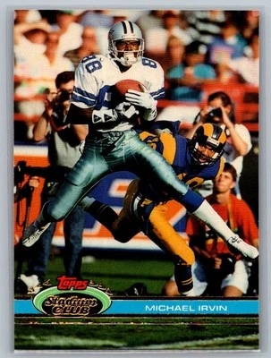 1991 Stadium Club #37 Michael Irvin - Image 1 of 2