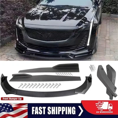 Kit de carrocería de parachoques delantero de fibra de carbono para Cadillac XT4 XT5 XT6 2020-2024 Foto 1 de 4