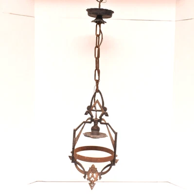 Lámpara colgante ATQ ART DECO linterna gótica española pedante lámpara de colección Foto 1 de 4