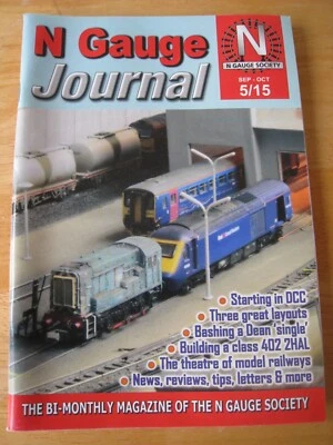 N GAUGE JOURNAL 5/15 STARTING DCC DEAN SINGLE THEATRE MODEL RAILWAYS CLASS 402 - Image 1 of 3