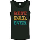 Best Dad Ever Fathers Day Gift Present Mens Vest Tank Top