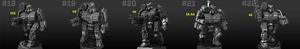 Mecánico alternativo GRF Griffin "Dragon" para miniaturas Battletech (PMW) - Imagen 1 de 8