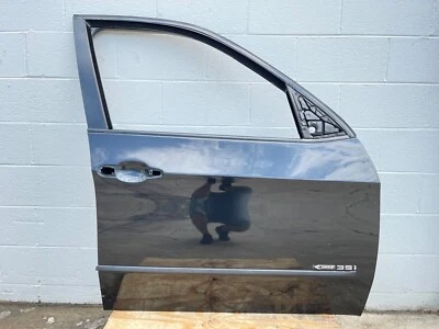 BMW X5 E70 XDRIVE 2007-2013 panel de carcasa de puerta del pasajero delantero derecho negro OEM Foto 1 de 4