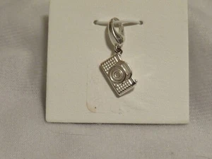 Fuzion 925 Sterling Silber Kamera Charm - Neu - Bild 1 von 2