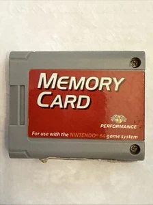 Nintendo 64 N64 Performance Memory Card Plus P-302 - Picture 1 of 2