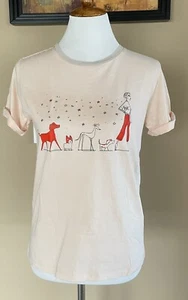 EUC Elisabetta Franchi Pink Rhinestone T Shirt Size S/M Made In Italy - Picture 1 of 9