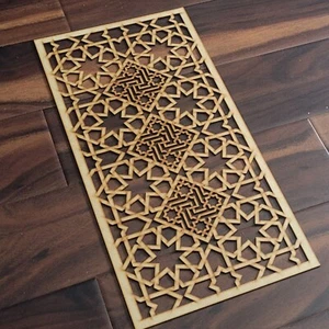 Árabe Mandela Pantalla Decorativa Radiador Gabinete Panel Partición 3mm 6mm 0223 - Imagen 1 de 8