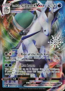 Ice Rider Calyrex VMAX - 046/198 Holiday Stamp MINT/NM - Pokemon Card - Picture 1 of 2