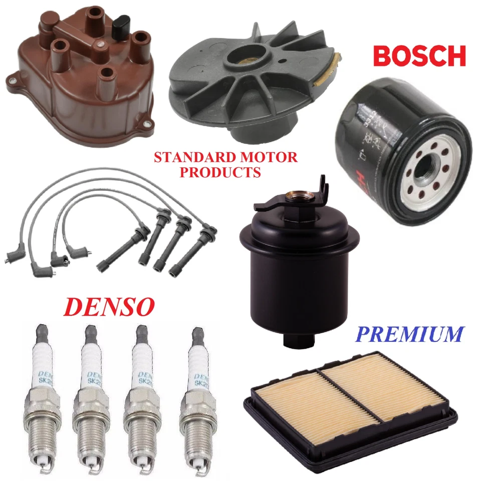 Kit de afinación filtros tapones de cable para HONDA CIVIC DEL SOL L4 1,6 L, Si 1995-1997 Foto 1 de 1