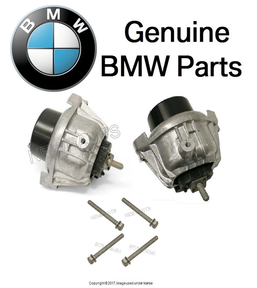 Juego de soportes de motor izquierdo y derecho con 4 pernos para BMW E90 335d 2009-2011 Foto 1 de 1