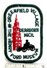 Patch veste de musée vintage Greenfield Village Henry Ford Dearborn Michigan
