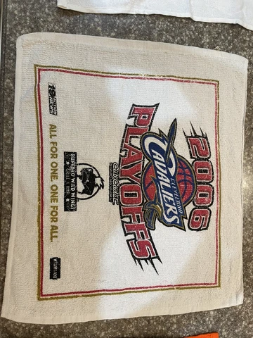 Cleveland Cavaliers Cavs 2006 playoffs rally towel Cover